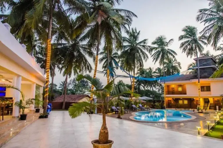 Hotel view in North Goa