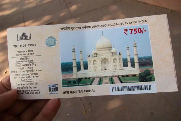 Taj Mahal Tickets