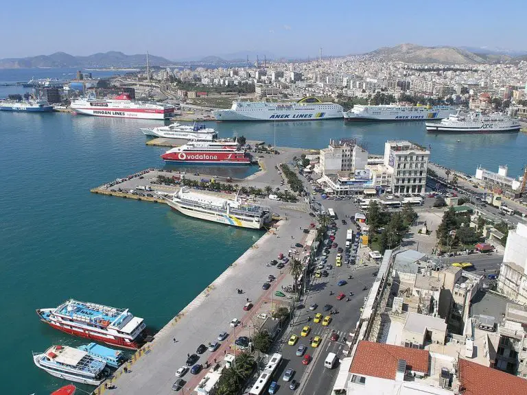 Port in Piraeus