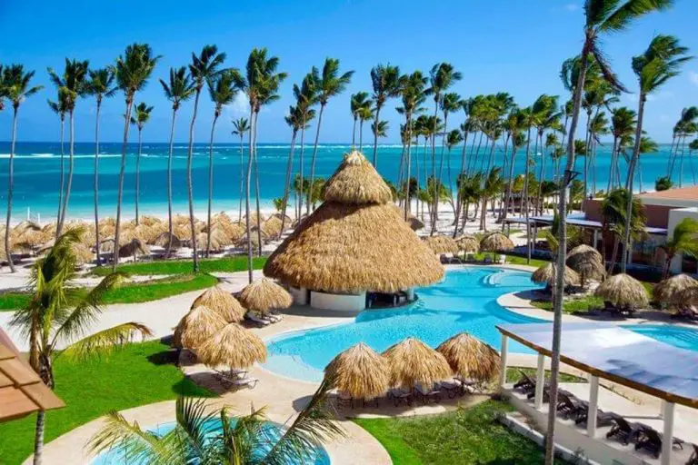 Hotel grounds in Punta Cana