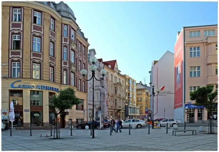Street in the city of Ostrava