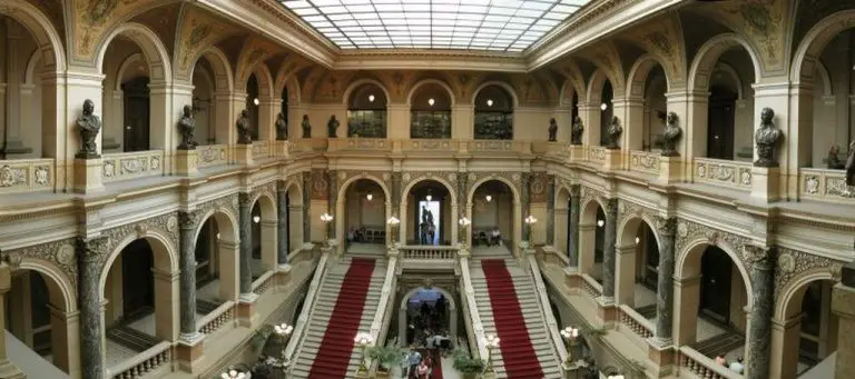 Hall at the National Museum of Prague