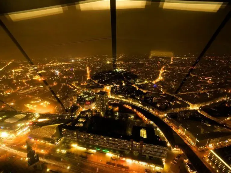 View of Berlin at night
