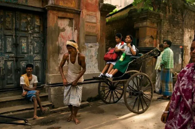 Rickshaws in Calcutta