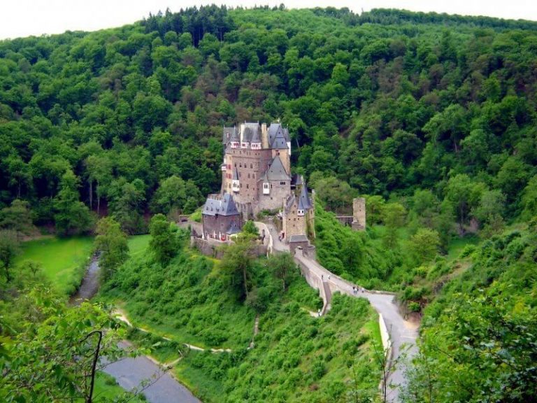 Eltz Castle on the hill