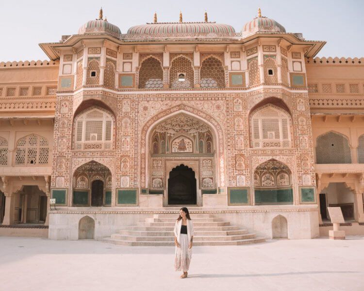 Facade of Amber Fort
