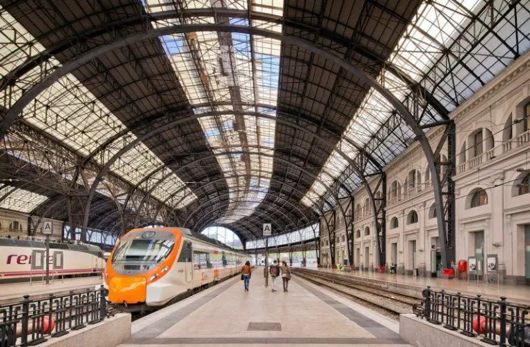 French station in Barcelona