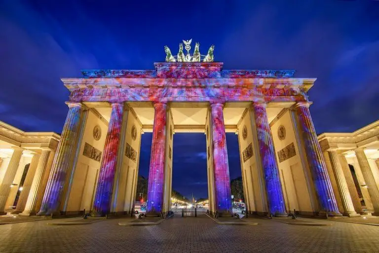 Brandenburg Gate Evening Lights
