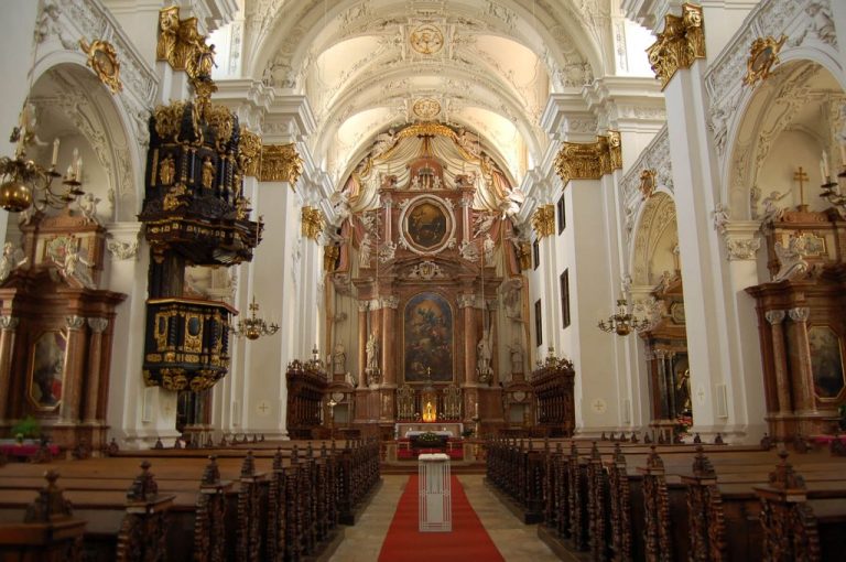 In the old cathedral of Linz