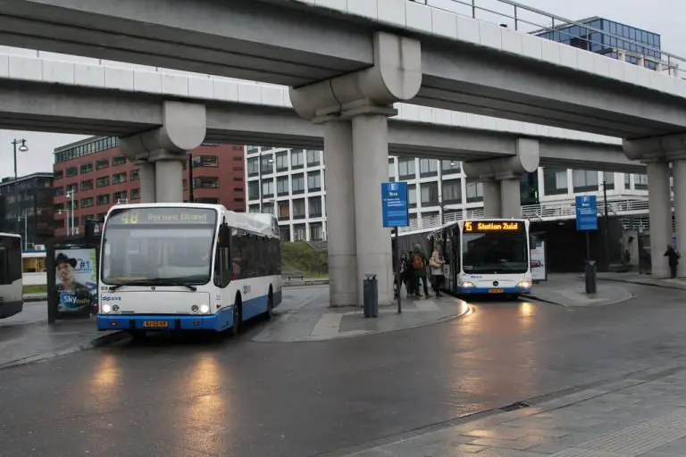 Bus from Amsterdam Sloterdijk Station