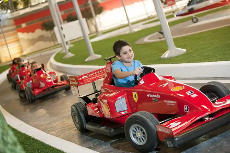 Attractions for children in the "Ferrari World"