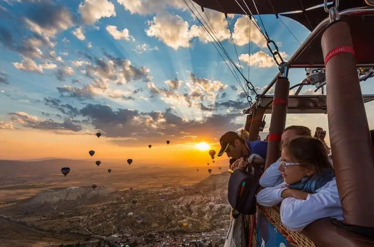 In Cappadocia in a balloon