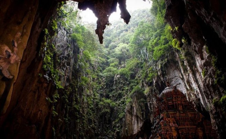 Batu Caves formed naturally