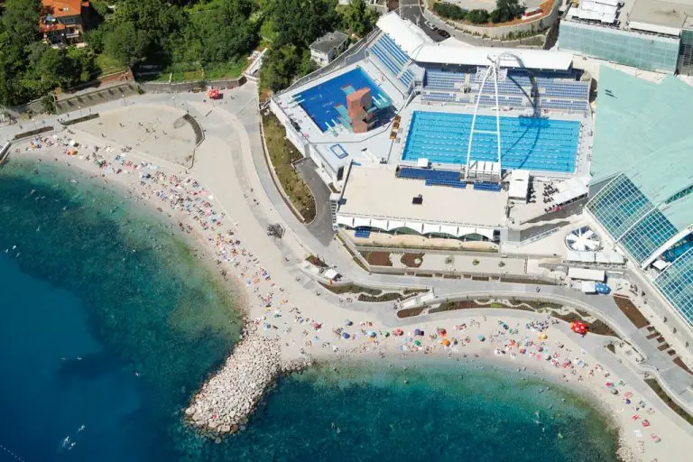 Ploce Beach in Rijeka