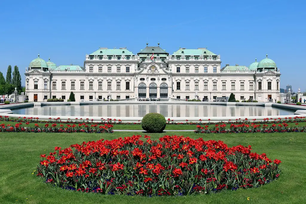 Belvedere Palace Complex in Vienna