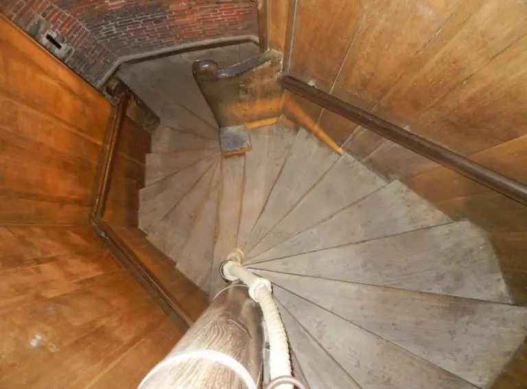spiral staircase in the Belfort tower