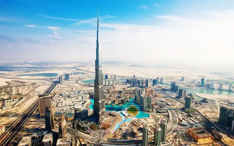 Dubai Burj Khalifa Skyscraper