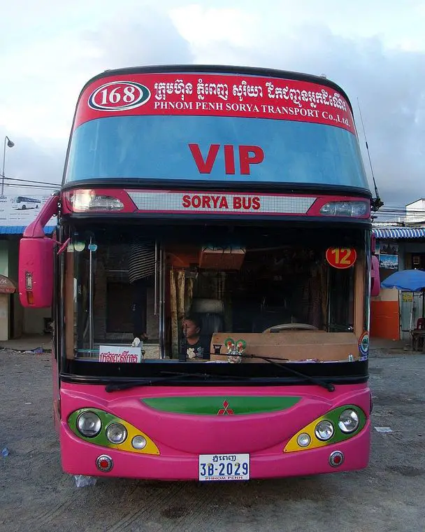 Bus Sorya Bus Sihanoukville - Phnom Penh
