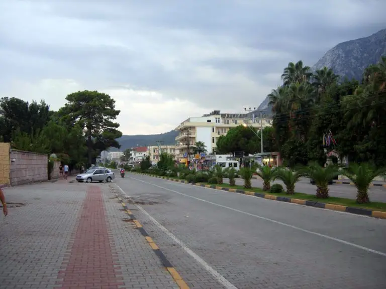 The main street of Ataturk Caddesi