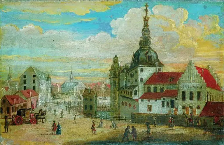 Christiansborg Palace in 1698