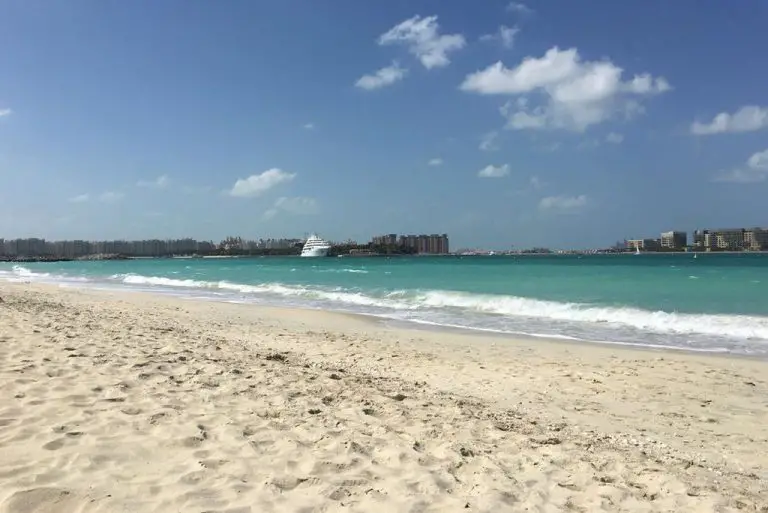 Clean Al Sufouh beach