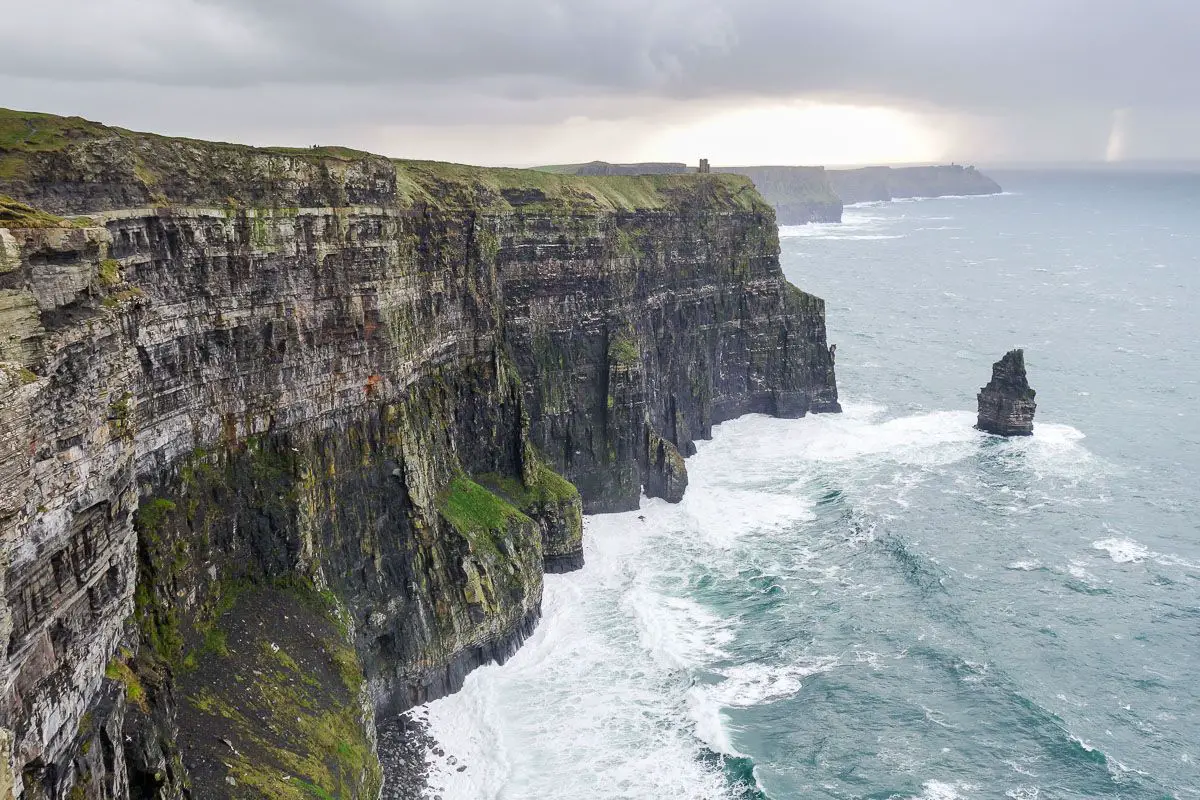 Tourist's guide to Cliffs of Moher in Ireland - a world famous landmark