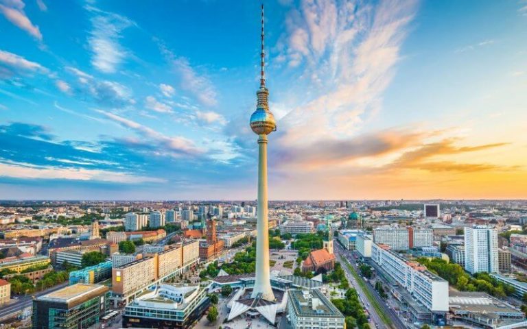 View of the Berlin TV tower