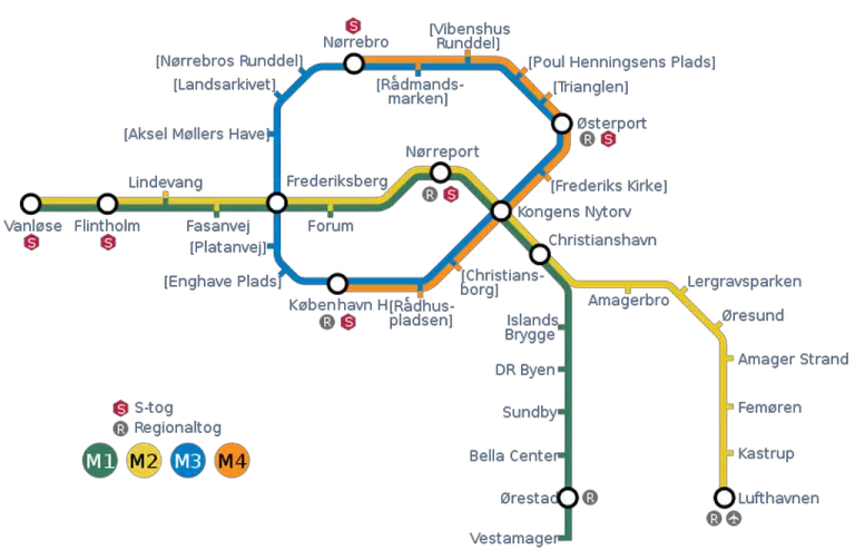 In 2018, Copenhagen metro will add blue and orange lines
