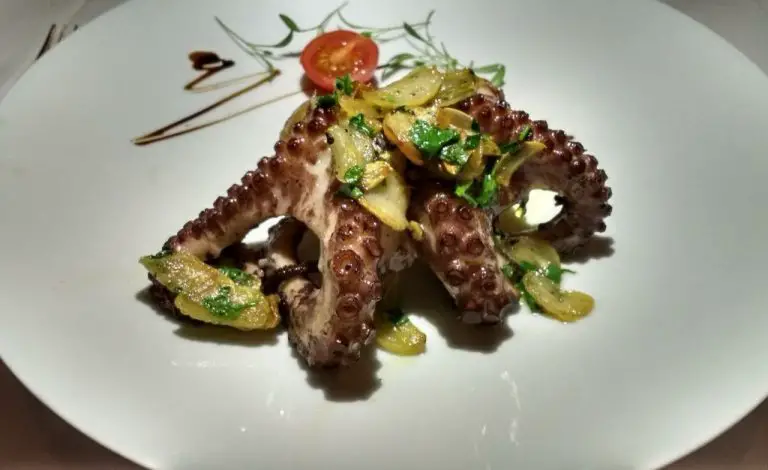Octopus Dish at Frade dos Mares