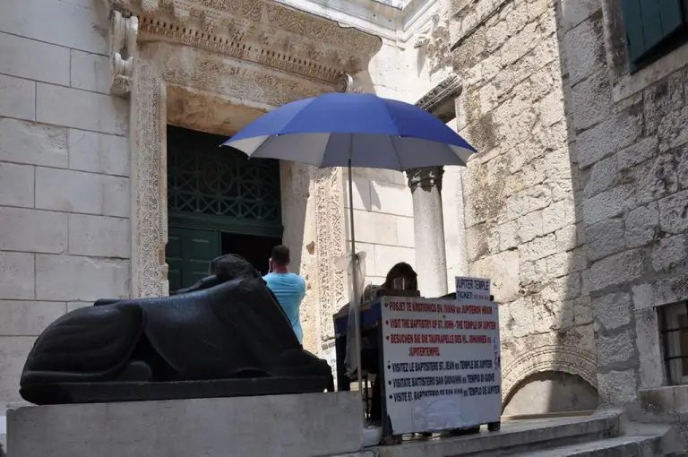 Entrance to the Temple of Jupiter, Split