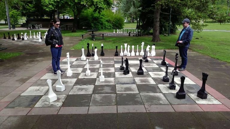 Huge street chess