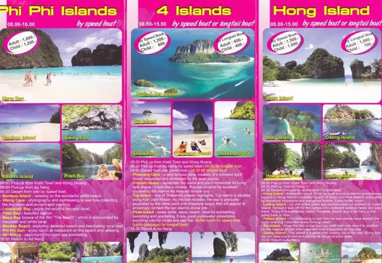 Flyer excursion "4 islands"