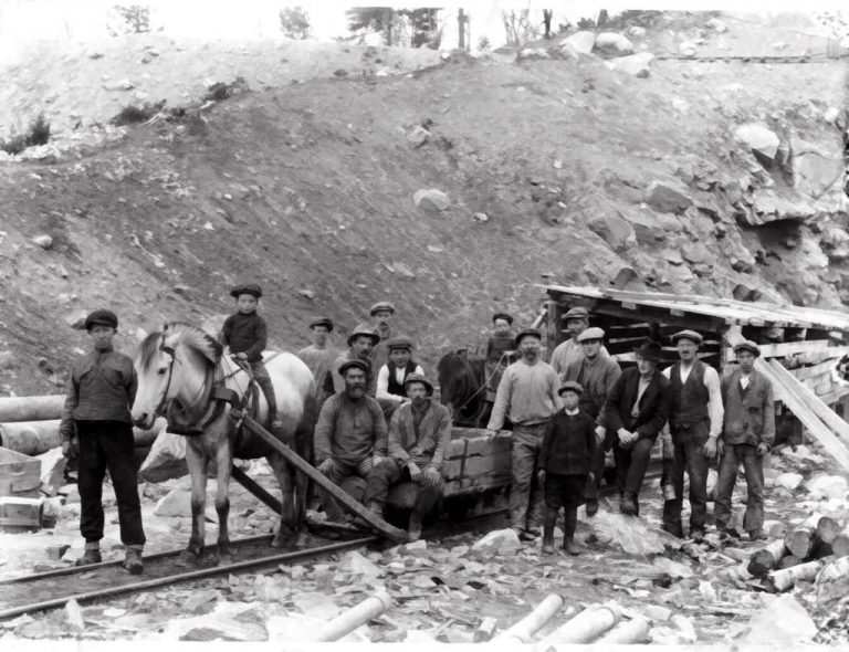 Railway builders to Flåm