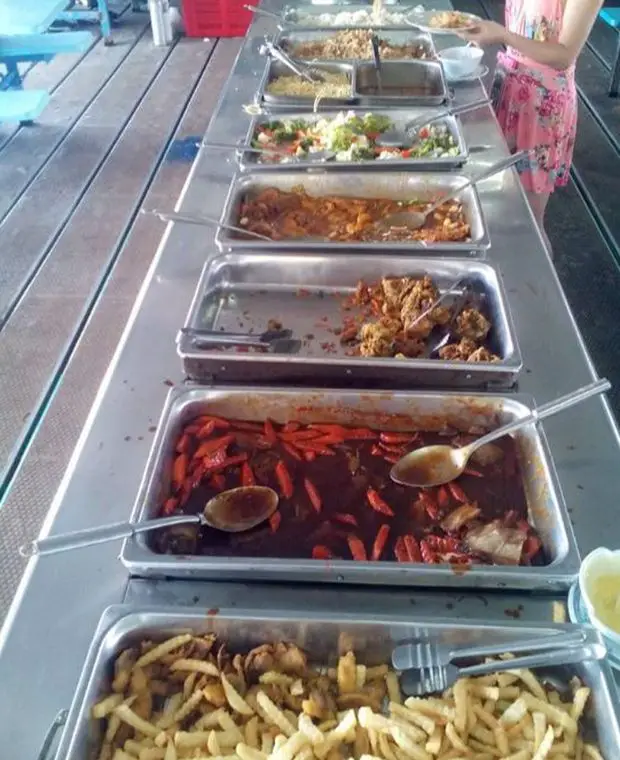 Food at a Café at Pulau Payar Park