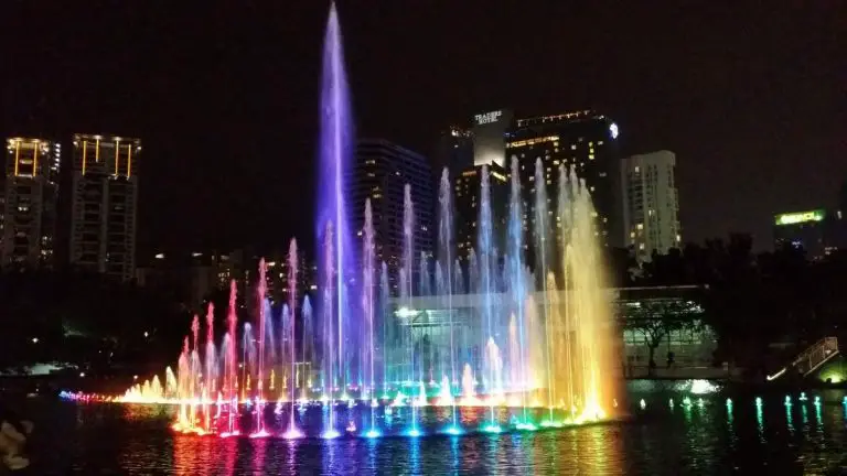 Fountain Show in Kuala Lumpur Central Park