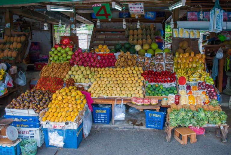 Fruit Market near Mike Shopping Mall in Pattaya