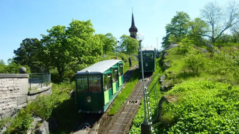 Funicular in Skansen Park