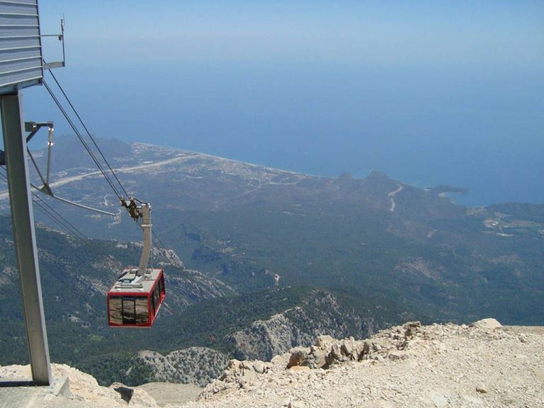 Tahtali mountain funicular