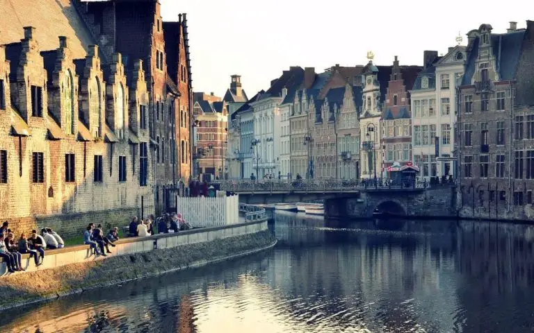 Ghent capital - Flanders, a territorial unit of Belgium