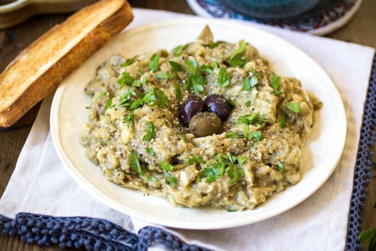 Greek Cuisine Salad Melizanosalata