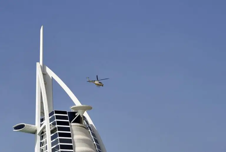 Burj Al Arab has its own helipad
