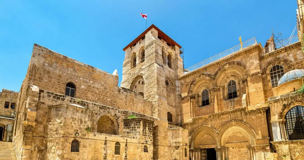 Church of the Holy Sepulcher, center of Christian pilgrims in Jerusalem
