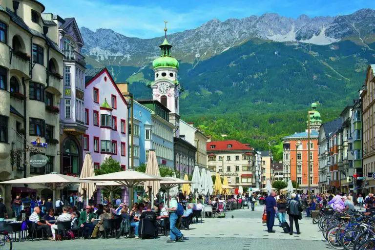 Innsbruck city in Austria