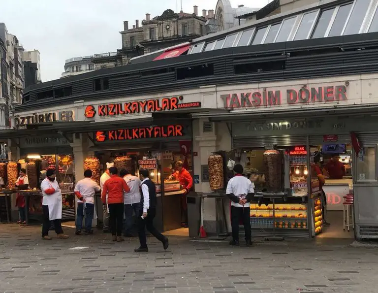 Fast Foods on Istiklal Street