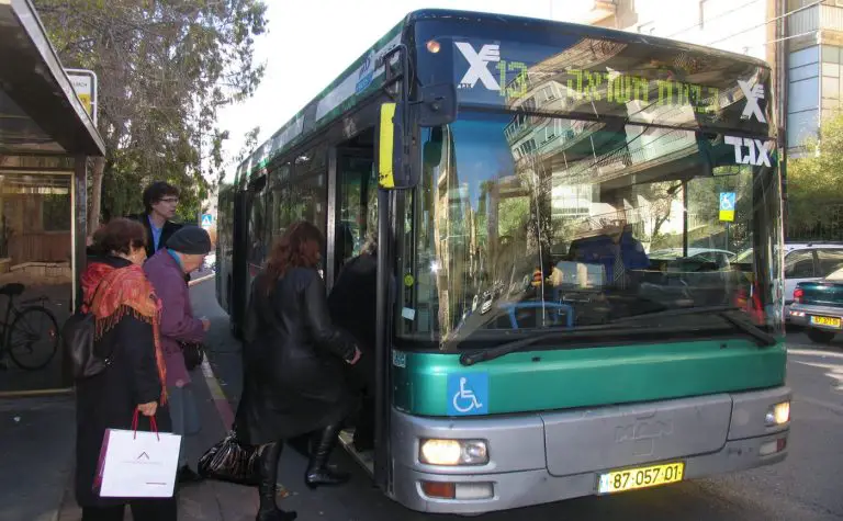 It looks like a bus in Jerusalem