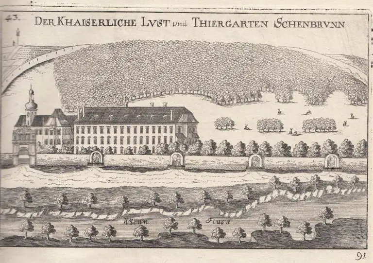 Schönbrunn Castle in 1672