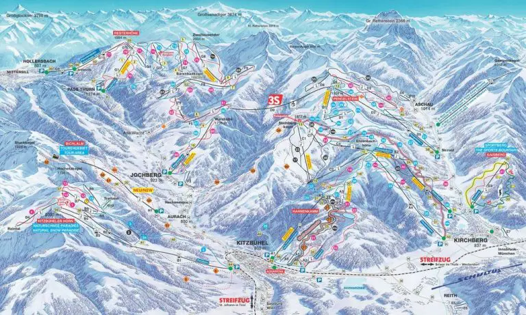 Kitzbühel ski slopes