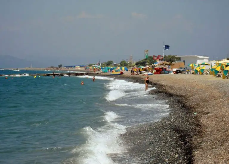 The resort area of ​​Psalidi