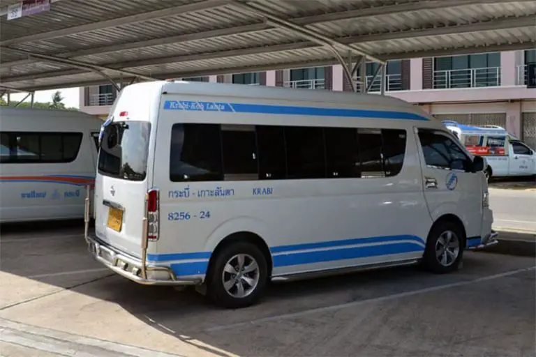 Minibus from Krabi via Hat Yai