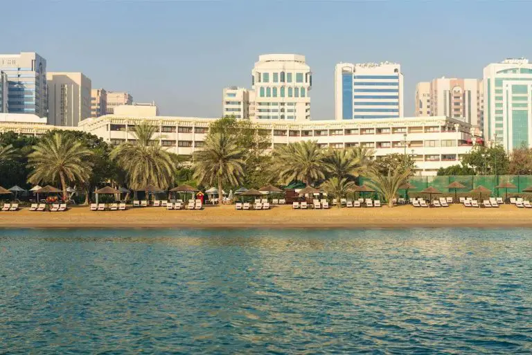 Beach of the hotel Le Meridien Abu Dhabi